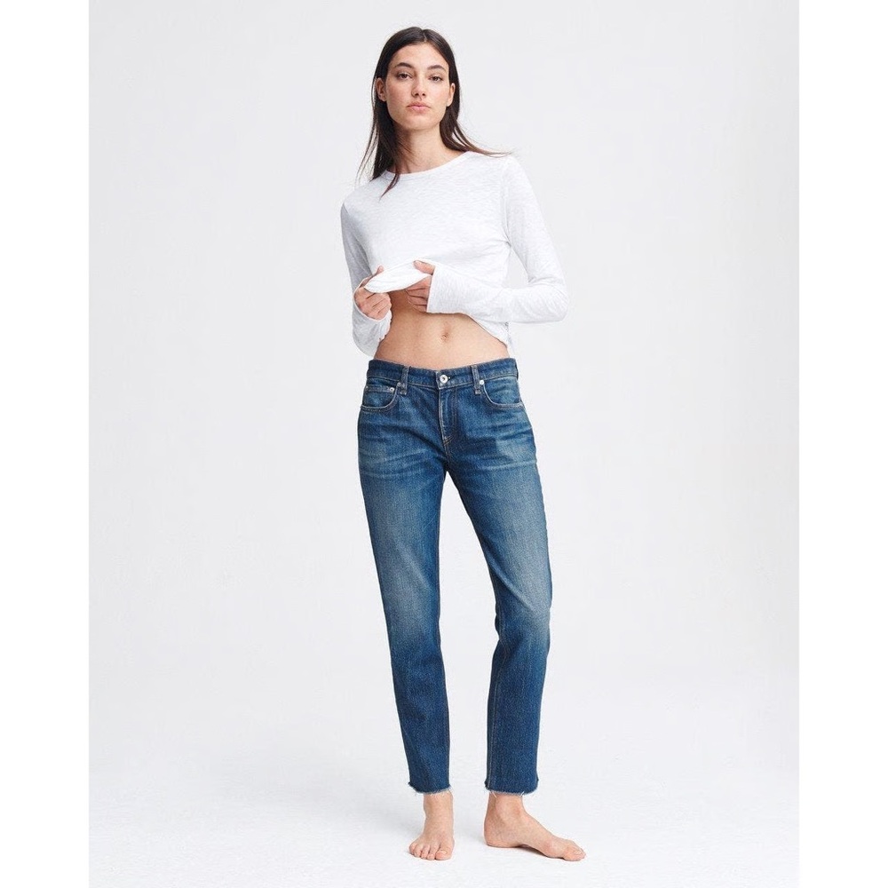 Rag & Bone The Dre Low-Rise Slim Boyfriend Jean, EUC